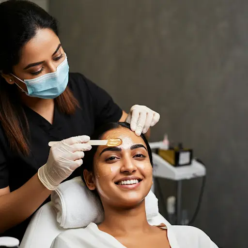 Professional waxing services at Anu's Beautique, including eyebrow, full body, Brazilian wax, legs, arms, face, and underarms for men and women.